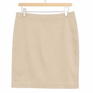 Loft Women's Size 12 Tan Lined Pencil Skirt Classic Versatile Work Casual